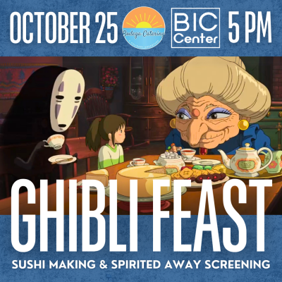 Ghibli Feast: Sushi Making & Spirited Away Screening with Bodega Catering