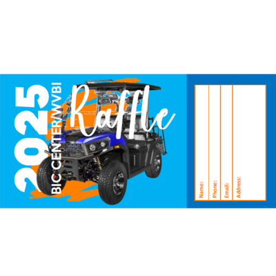 2025 Raffle Tickets for Rover Electric Golf Cart - Single Ticket